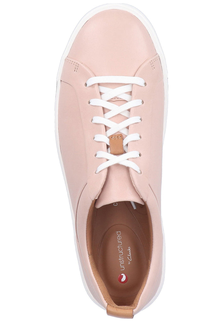 Clarks Sneaker Leder Nude - surf4shoes