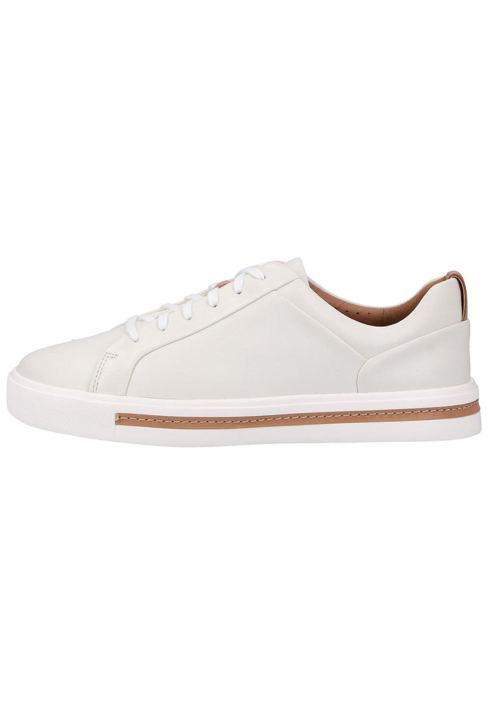 Clarks Sneaker Leder Weiß - surf4shoes
