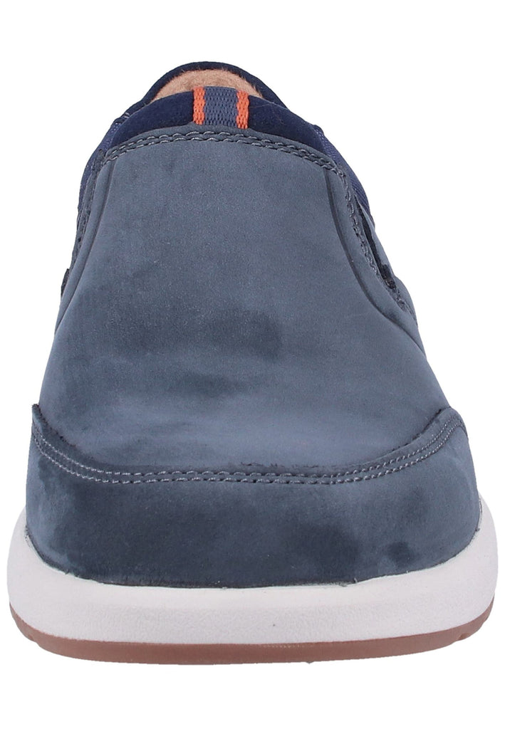 Clarks Slipper Nubukleder Navy - surf4shoes