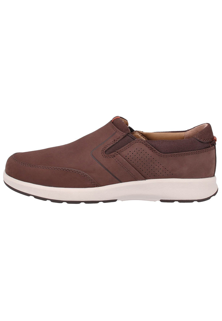 Clarks Slipper Nubukleder Braun - surf4shoes