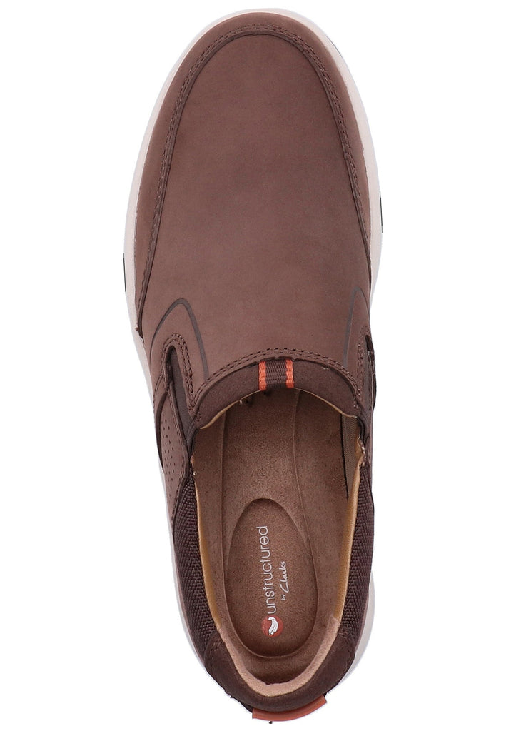 Clarks Slipper Nubukleder Braun - surf4shoes