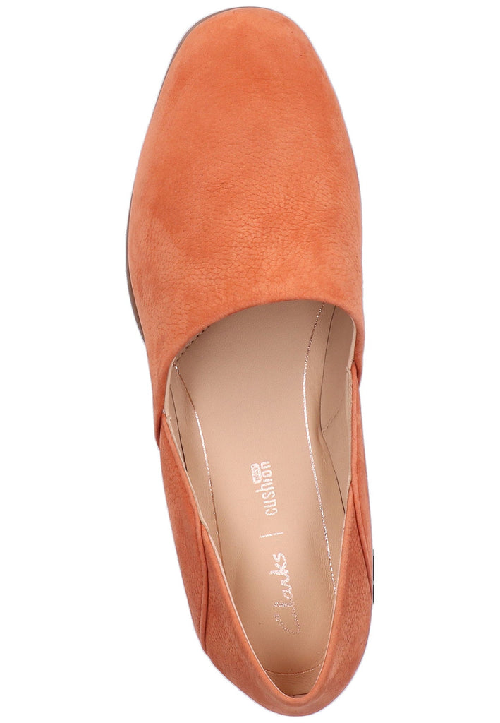 Clarks Slipper Nubukleder Rost - surf4shoes