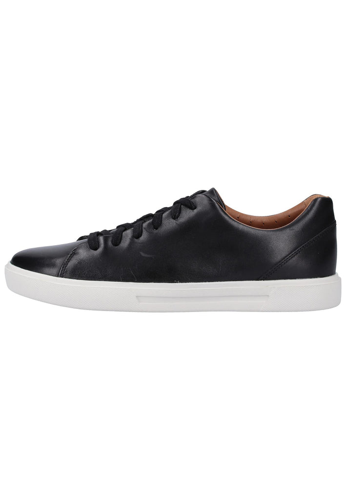 Clarks Sneaker Leder Schwarz - surf4shoes
