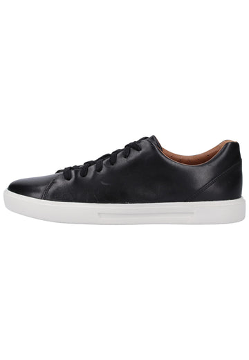 Clarks Sneaker Leder Schwarz - surf4shoes