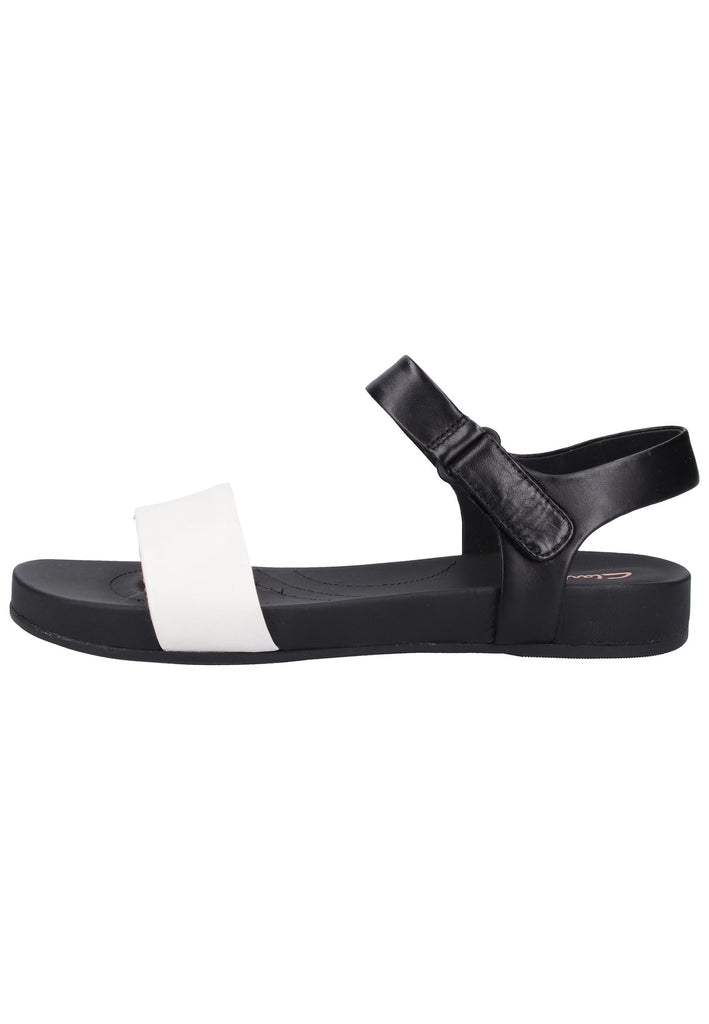 Clarks Sandalen Leder Weiß - surf4shoes