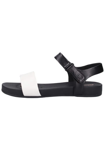 Clarks Sandalen Leder Weiß - surf4shoes