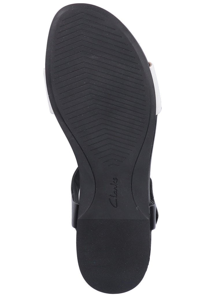 Clarks Sandalen Leder Weiß - surf4shoes