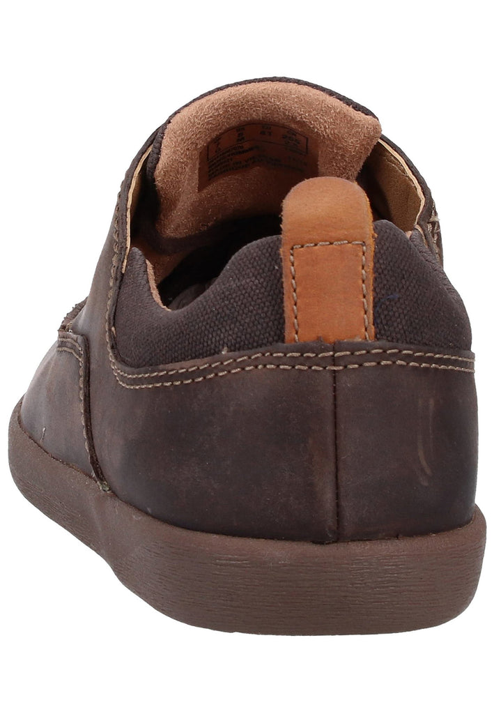 Clarks Halbschuhe Leder/Textil Braun - surf4shoes