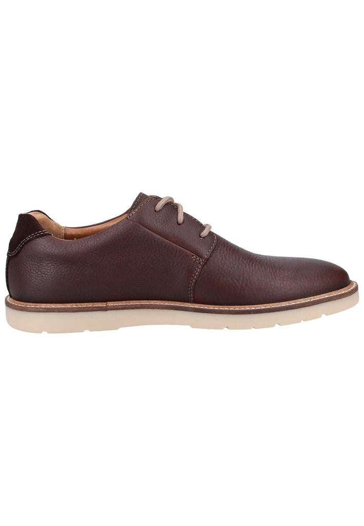 Clarks Halbschuhe Leder Dunkelbraun - surf4shoes