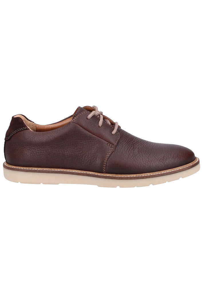Clarks Halbschuhe Leder Dunkelbraun - surf4shoes