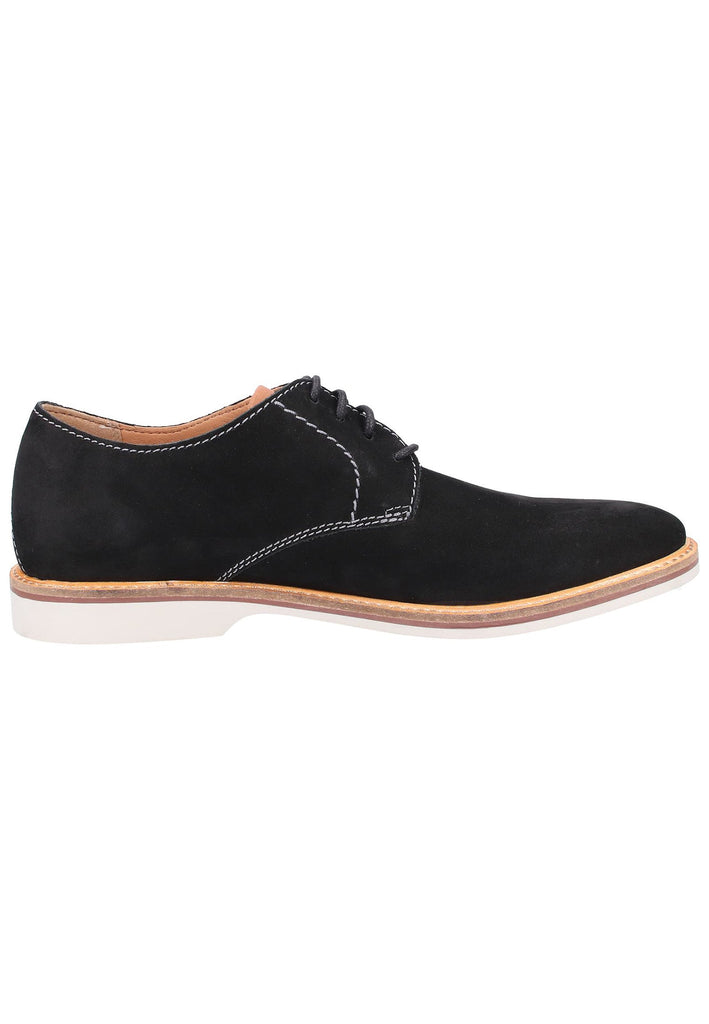 Clarks Halbschuhe Nubukleder Schwarz - surf4shoes