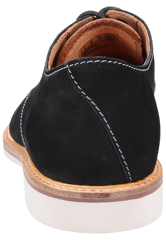 Clarks Halbschuhe Nubukleder Schwarz - surf4shoes