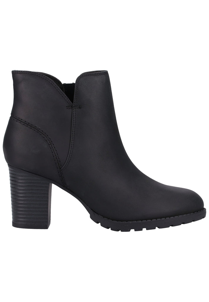 Clarks Stiefelette Leder Schwarz - surf4shoes