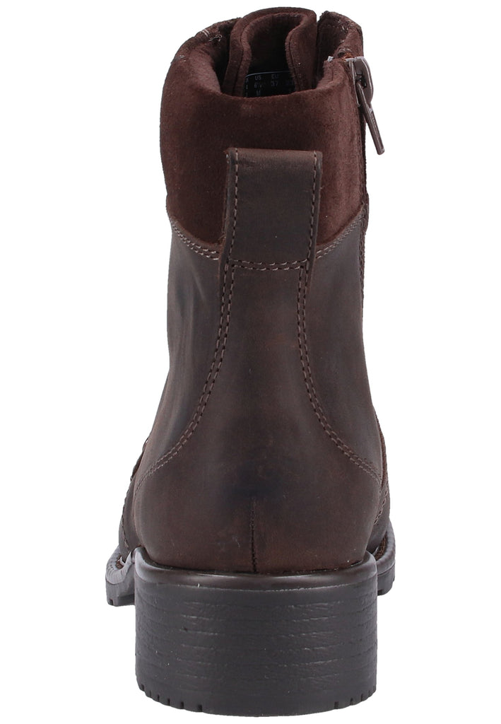 Clarks Stiefelette Nubukleder Dunkelbraun - surf4shoes