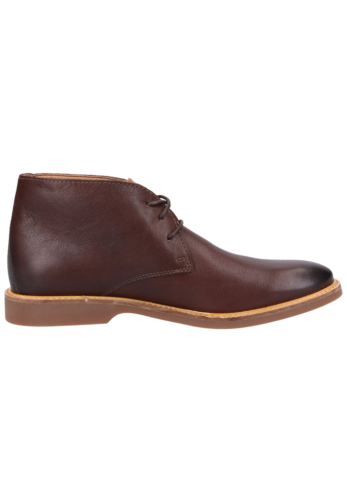 Clarks Halbschuhe Leder dunkelbraun - surf4shoes