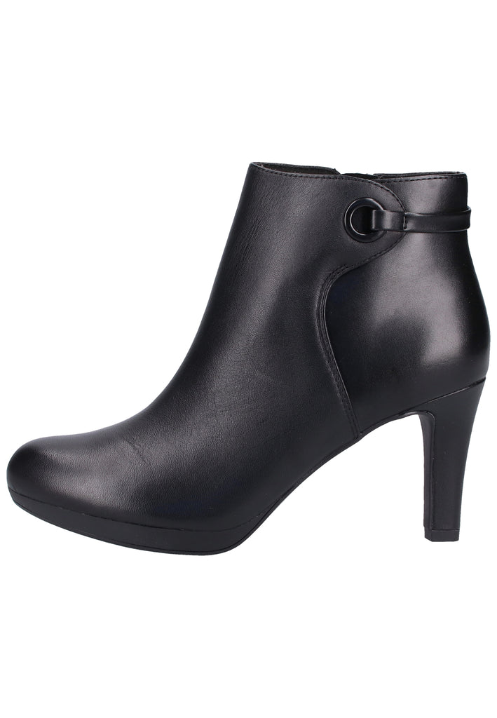 Clarks Stiefelette Leder Schwarz - surf4shoes
