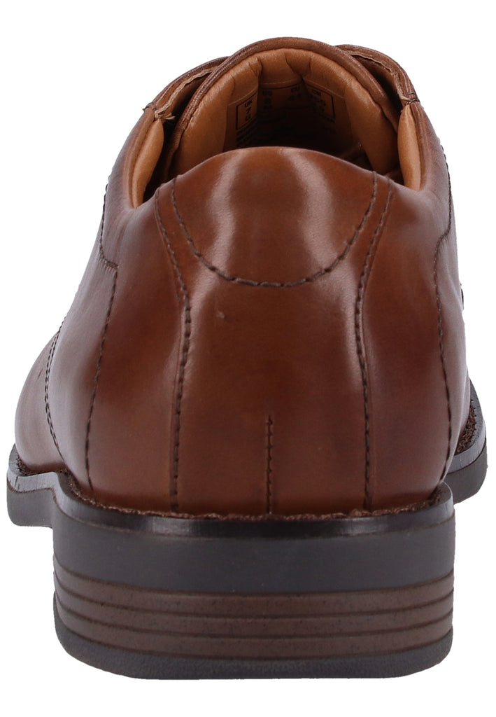 Clarks Businessschuhe Leder Braun - surf4shoes