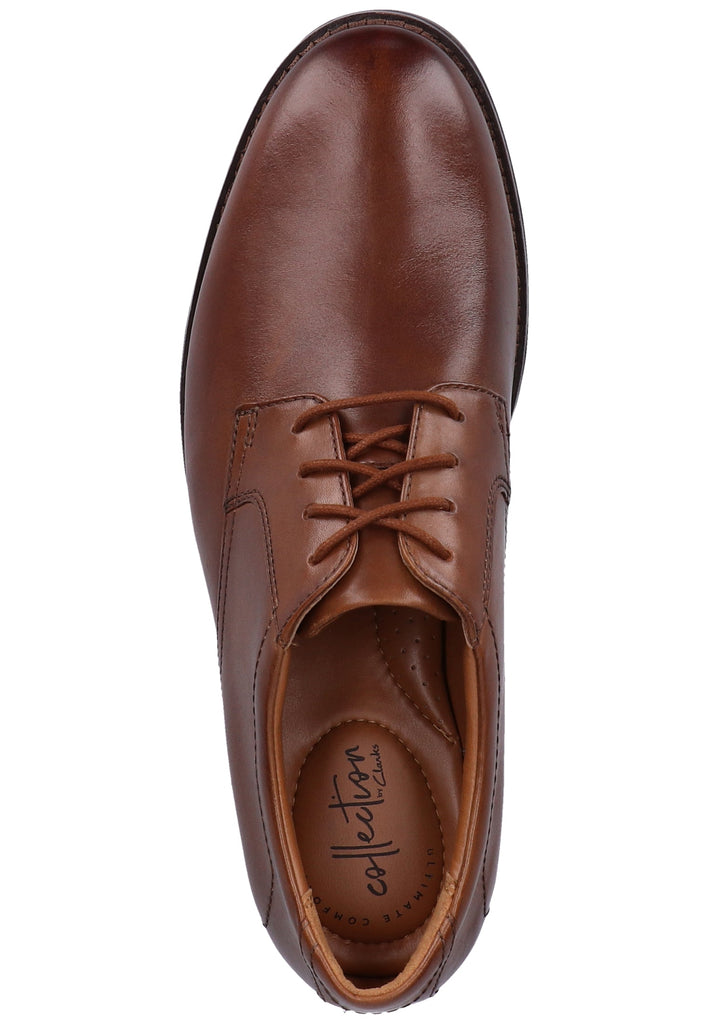 Clarks Businessschuhe Leder Braun - surf4shoes