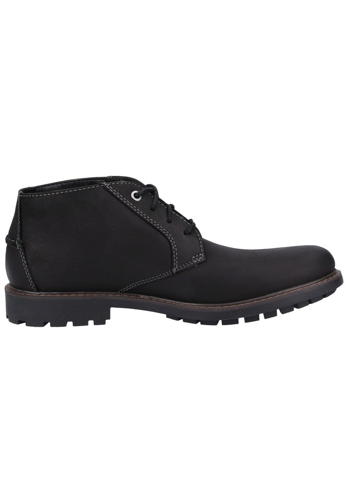 Clarks Halbschuhe Leder Schwarz - surf4shoes