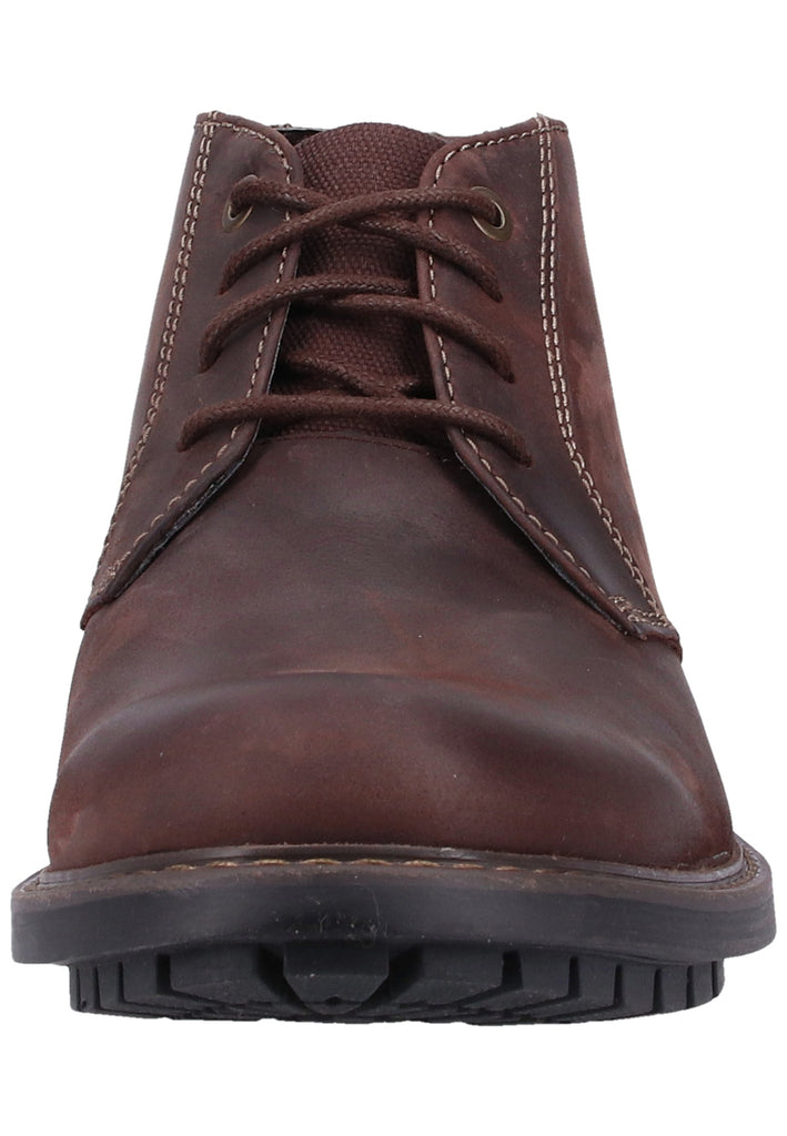 Clarks Halbschuhe Leder dunkelbraun - surf4shoes