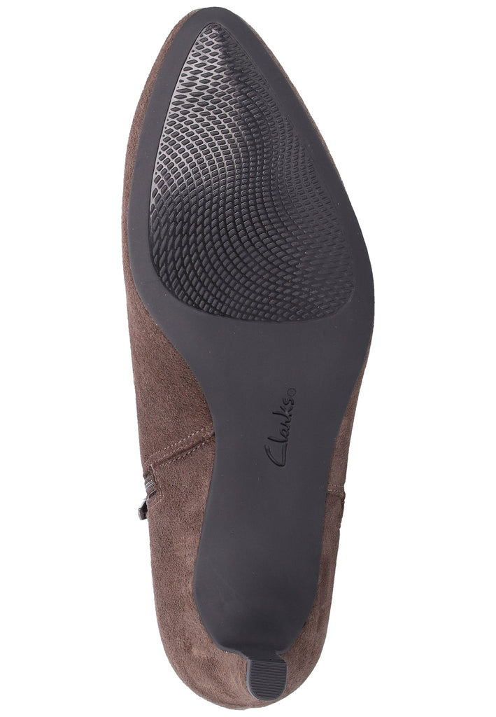 Clarks Pumps Veloursleder dunkelbraun - surf4shoes