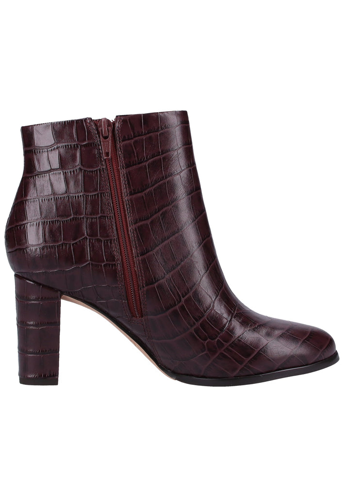 Clarks Stiefelette Leder Burgundy - surf4shoes