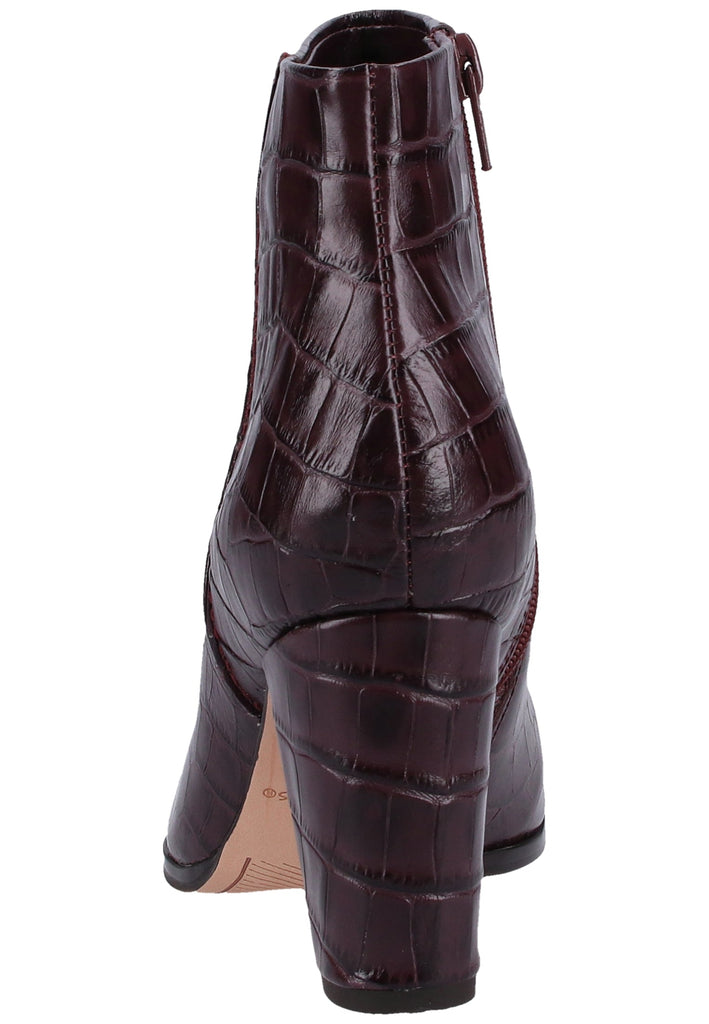 Clarks Stiefelette Leder Burgundy - surf4shoes