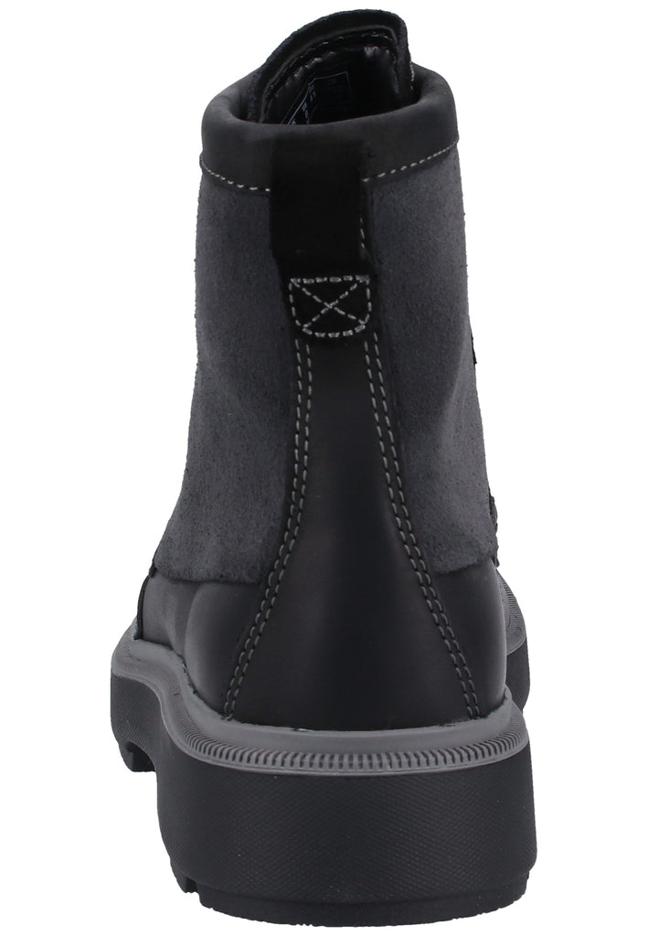 Clarks Stiefelette Leder Schwarz - surf4shoes