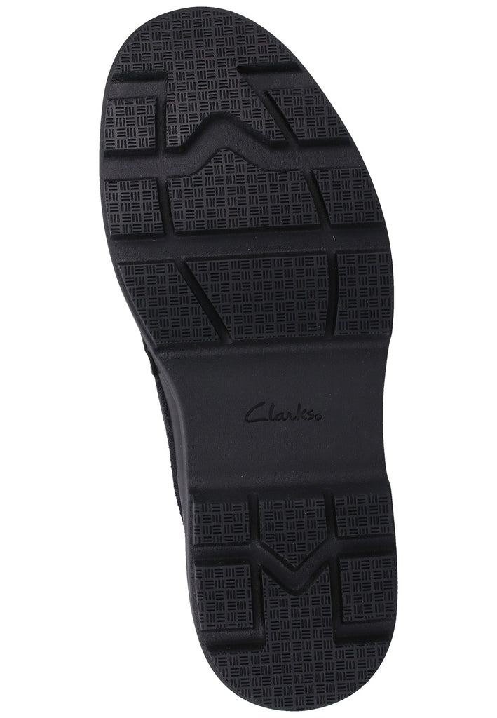 Clarks Stiefelette Leder Schwarz - surf4shoes