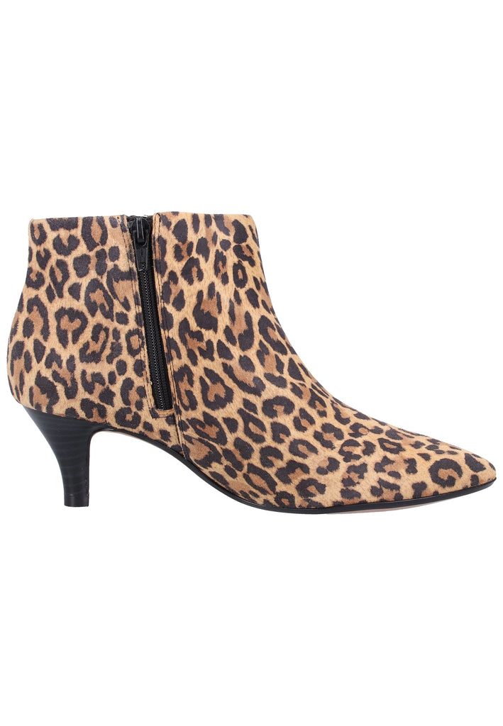 Clarks Stiefelette Veloursleder Leopard - surf4shoes