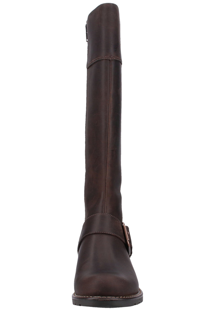 Clarks Stiefel Leder Dunkelbraun - surf4shoes