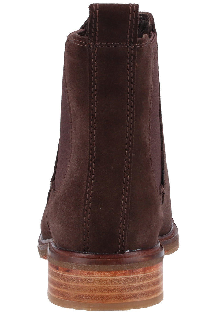 Clarks Stiefelette Veloursleder Dunkelbraun - surf4shoes