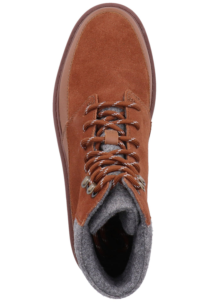 Clarks Stiefelette Veloursleder Tan Warmfutter - surf4shoes