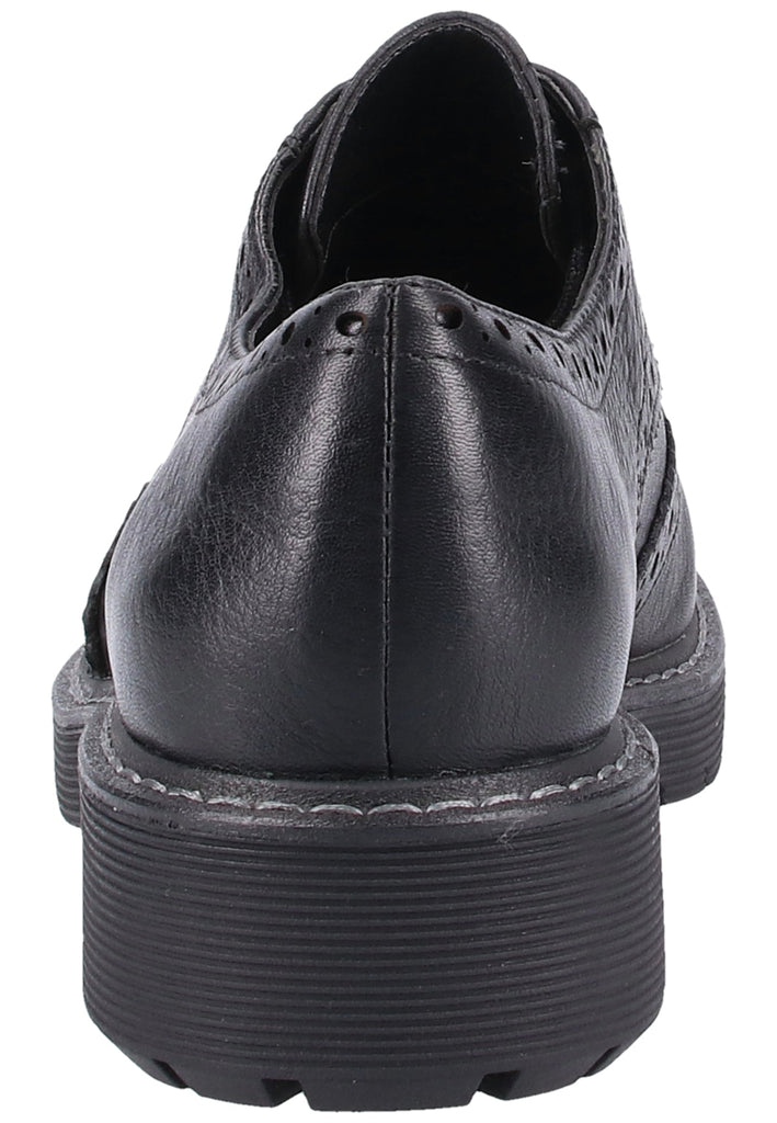 Clarks Halbschuhe Leder Schwarz - surf4shoes