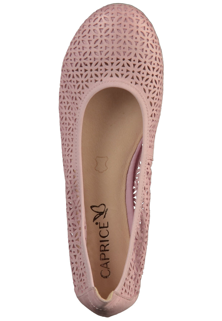 Caprice Ballerinas Nappaleder Pink - surf4shoes