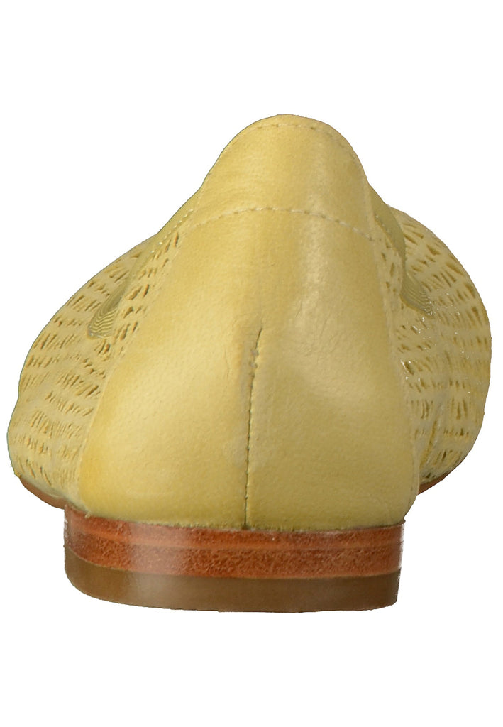 Caprice Ballerinas Nappaleder Gelb - surf4shoes