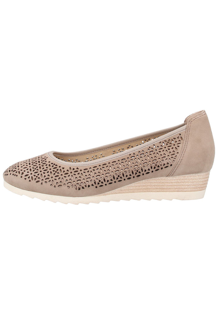 Caprice Pumps Leder Taupe - surf4shoes