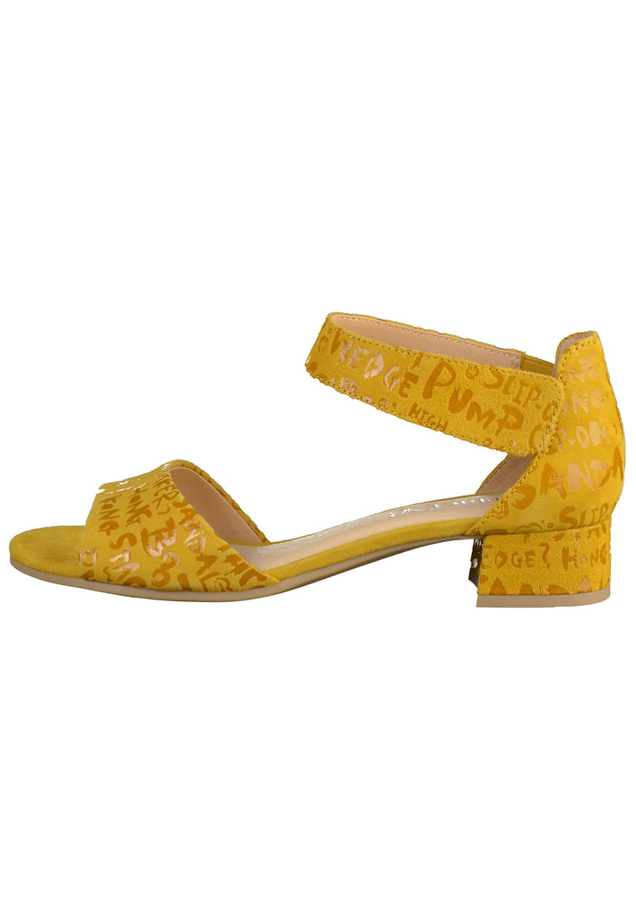 Caprice Sandalen Leder Gelb - surf4shoes
