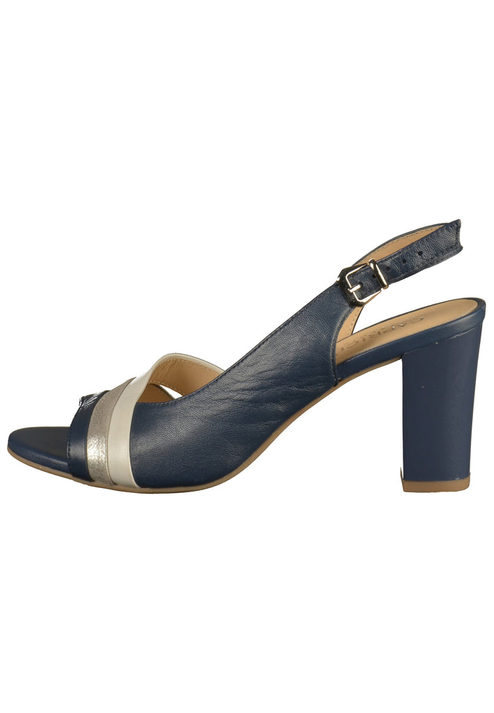 Caprice Sandalen Glattleder Navy - surf4shoes