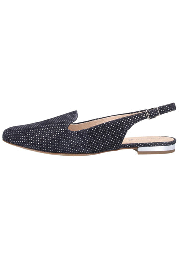 Caprice Ballerinas Leder Navy - surf4shoes