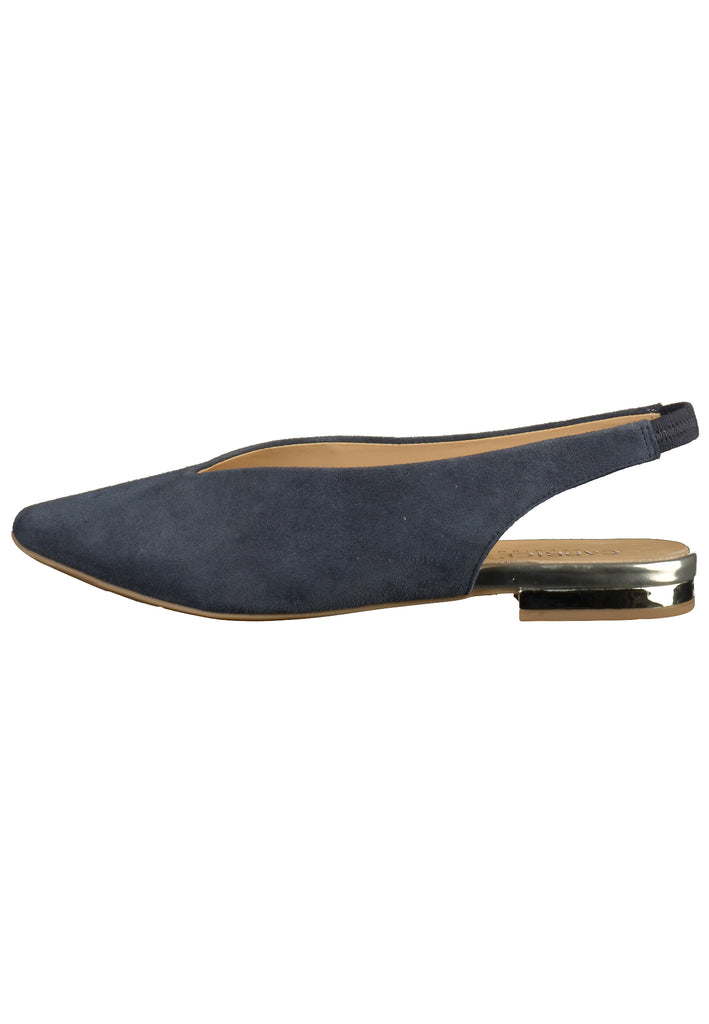 Caprice Ballerinas Veloursleder Ocean - surf4shoes