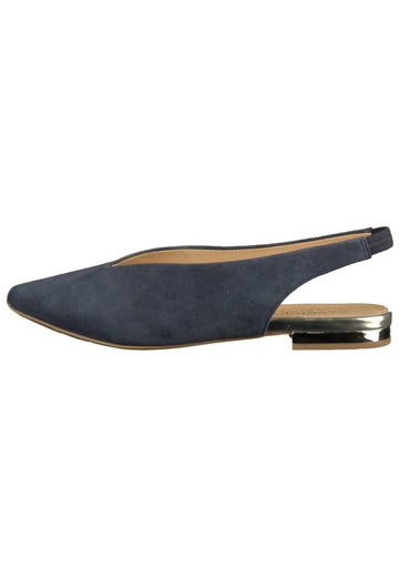 Caprice Ballerinas Veloursleder Ocean - surf4shoes