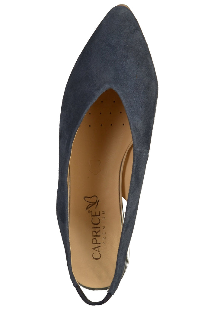 Caprice Ballerinas Veloursleder Ocean - surf4shoes