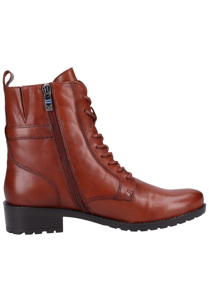 Caprice Stiefelette Nappaleder Cognac - surf4shoes