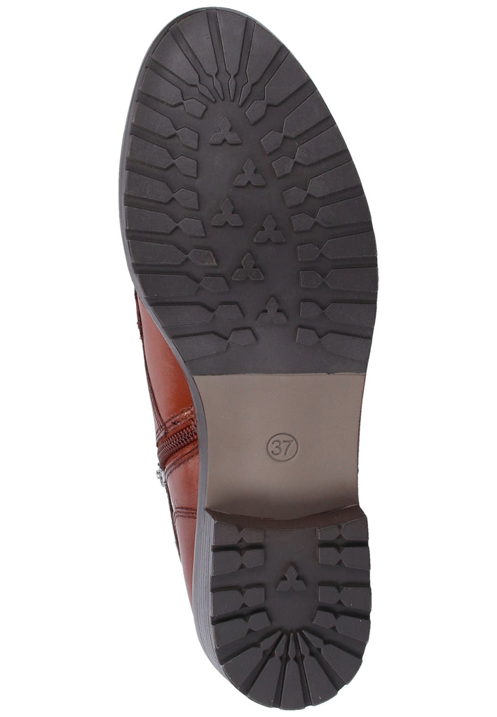 Caprice Stiefelette Nappaleder Cognac - surf4shoes