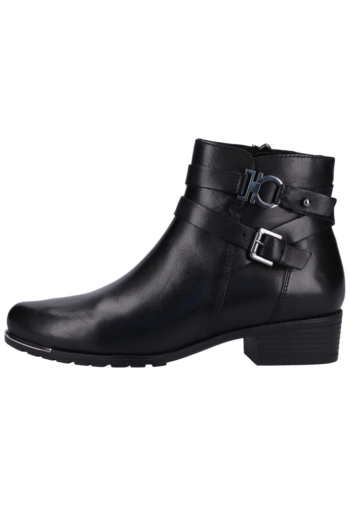 Caprice Stiefelette Nappaleder Schwarz - surf4shoes