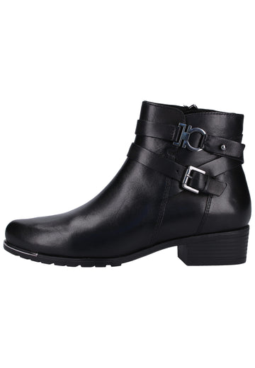 Caprice Stiefelette Nappaleder Schwarz - surf4shoes