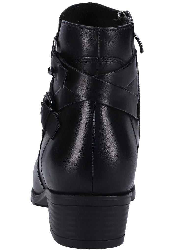 Caprice Stiefelette Nappaleder Schwarz - surf4shoes