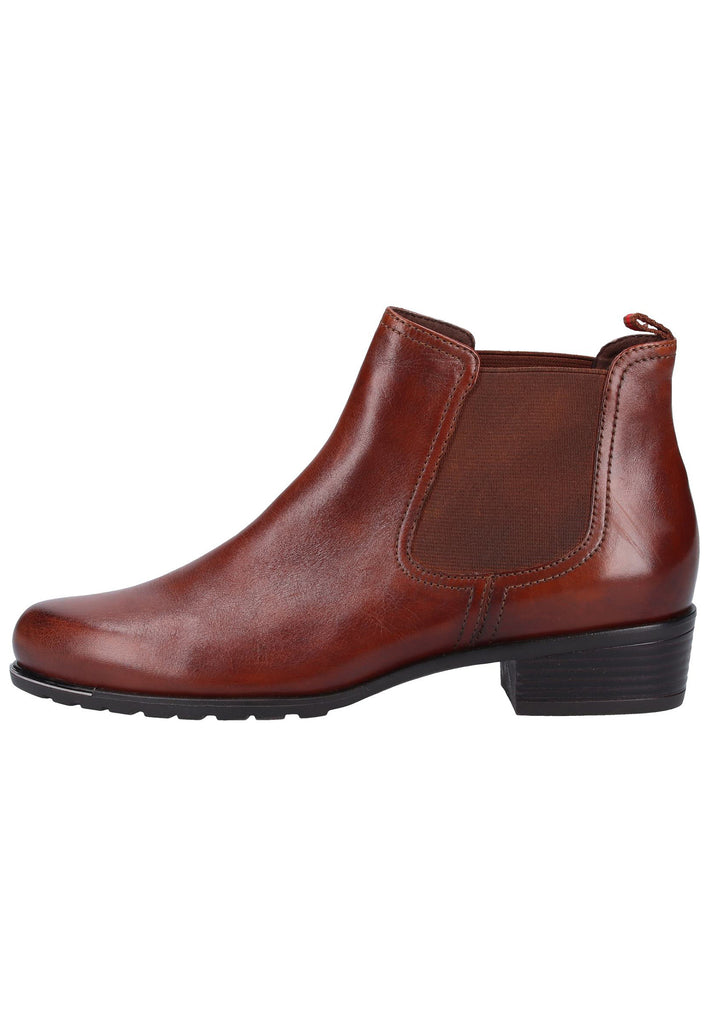 Caprice Stiefelette Nappaleder Brandy - surf4shoes