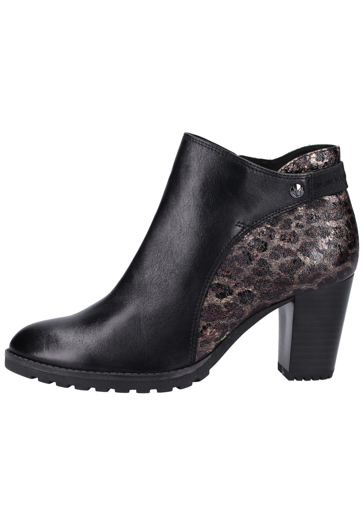 Caprice Stiefelette Leder Schwarz - surf4shoes